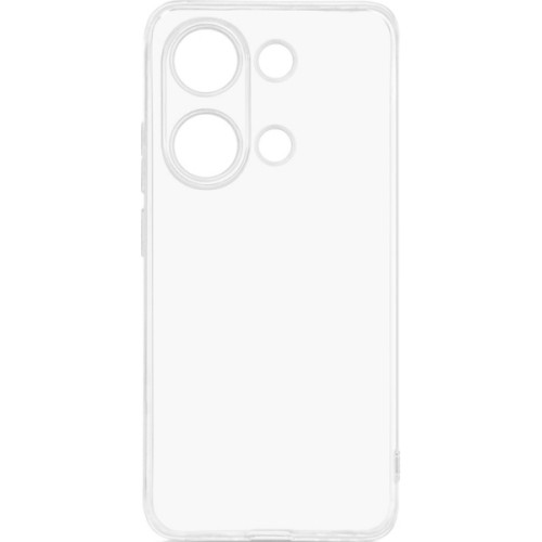 Силиконовый чехол для Xiaomi Redmi Note 13 Pro 4G / Xiaomi Poco M6 Pro Ultra Thin Case с защитой камеры Прозрачный