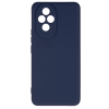 Силиконовый чехол для Honor 200 Soft Matte с микрофиброй Синий