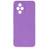 Силиконовый чехол для Honor 200 Soft Matte с микрофиброй Сиреневый