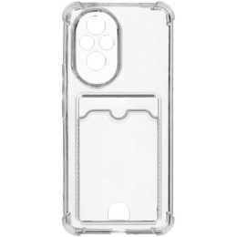 Силиконовый чехол для Honor 200 Silicone Card Holder Прозрачный