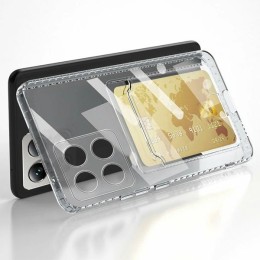 Силиконовый чехол для Xiaomi 14T Silicone Card Holder Прозрачный
