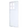 Силиконовый чехол для Infinix Note 40 Pro 5G / Note 40 Pro+ 5G Ultra Thin Case с защитой камеры Прозрачный