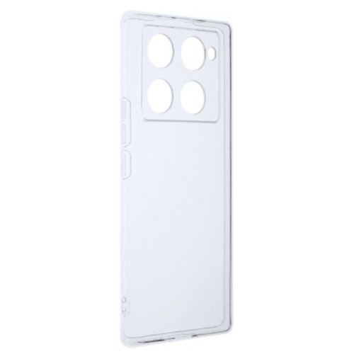 Силиконовый чехол для Infinix Note 40 Pro 5G / Note 40 Pro+ 5G Ultra Thin Case с защитой камеры Прозрачный