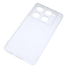 Силиконовый чехол для Infinix Note 40 Pro 5G / Note 40 Pro+ 5G Ultra Thin Case с защитой камеры Прозрачный