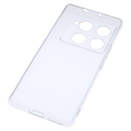 Силиконовый чехол для Infinix Note 40 Pro 5G / Note 40 Pro+ 5G Ultra Thin Case с защитой камеры Прозрачный