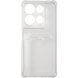 Силиконовый чехол для Infinix Note 40 Pro 5G / Note 40 Pro+ 5G Silicone Card Holder Прозрачный