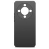 Чехол-накладка для Honor X9c с микрофиброй Черный