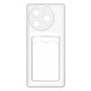 Чехол-накладка для Tecno Camon 30S 4G / 30S Pro 4G с кардхолдером Прозрачный