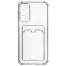 Чехол-накладка для Samsung Galaxy S25+ с кардхолдером Прозрачный