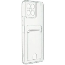 Силиконовый чехол для Honor X8b Silicone Card Holder с защитой камеры