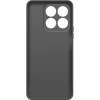Силиконовый чехол для Honor X8b Soft Matte с микрофиброй Черный