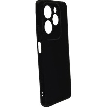 Силиконовый чехол для Infinix Hot 40 / Infinix Hot 40 Pro Soft Matte с микрофиброй