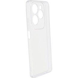 Силиконовый чехол для Infinix Hot 40 / Infinix Hot 40 Pro Ultra Thin Case с защитой камеры Прозрачный