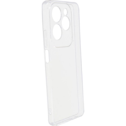 Силиконовый чехол для Infinix Hot 40 / Infinix Hot 40 Pro Ultra Thin Case с защитой камеры Прозрачный