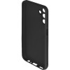 Силиконовый чехол для Samsung Galaxy A05s Soft Matte с микрофиброй Черный