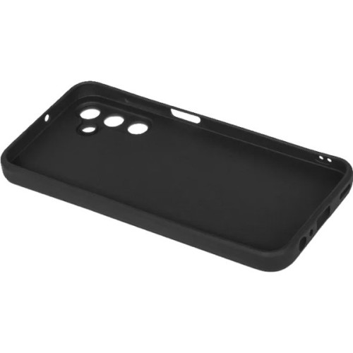 Силиконовый чехол для Samsung Galaxy A05s Soft Matte с микрофиброй Черный