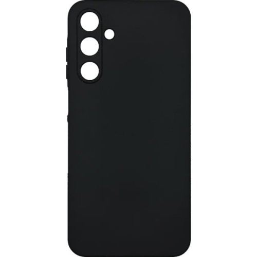 Силиконовый чехол для Samsung Galaxy A25 5G Soft Matte с микрофиброй Черный