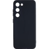 Силиконовый чехол для Samsung Galaxy S24 5G Soft Matte с микрофиброй Черный