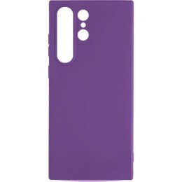 Силиконовый чехол для Samsung Galaxy S24 Ultra Soft Case Лиловый