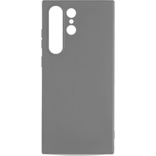 Силиконовый чехол для Samsung Galaxy S24 Ultra Soft Case Серый