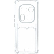 Силиконовый чехол для Tecno Phantom X2 5G Silicone Card Holder с защитой камеры