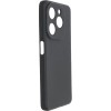 Силиконовый чехол для Tecno Spark Go 2024 / Tecno Spark 20 / Tecno Spark 20C / Tecno Pop 8 Soft Matte с микрофиброй Черный