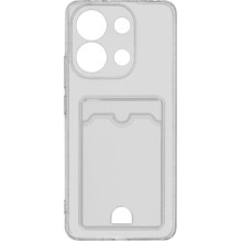 Силиконовый чехол для Xiaomi Redmi Note 13 4G Silicone Card Holder с защитой камеры