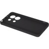 Силиконовый чехол для Xiaomi Redmi Note 13 Pro / Xiaomi Poco M6 Pro Soft Matte с микрофиброй Черный