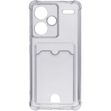 Силиконовый чехол для Xiaomi Redmi Note 13 Pro+ Silicone Card Holder с защитой камеры
