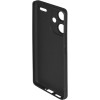 Силиконовый чехол для Xiaomi Redmi Note 13 Pro+ Soft Matte с микрофиброй Черный