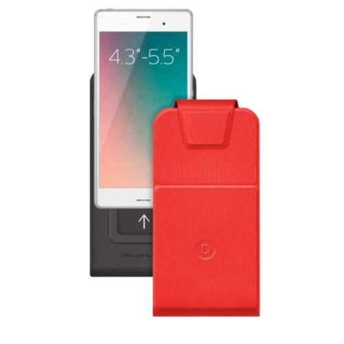 Чехол универсальный для смартфонов 4.3-5.5 дюйма Deppa Flip Slide M Red (81054)