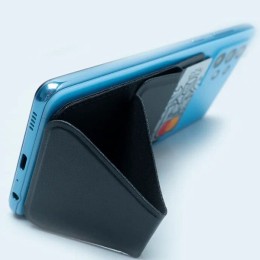 Кардхолдер с подставкой на клеевой основе Черный