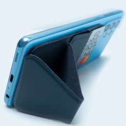 Кардхолдер с подставкой на клеевой основе Синий