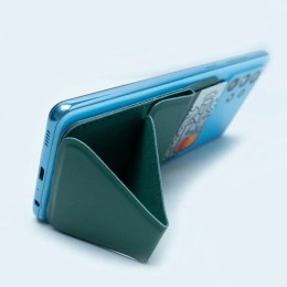 Кардхолдер с подставкой на клеевой основе Зеленый