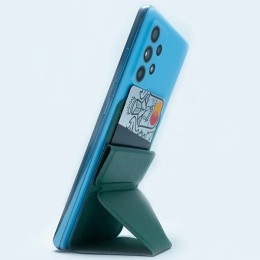 Кардхолдер с подставкой на клеевой основе Зеленый