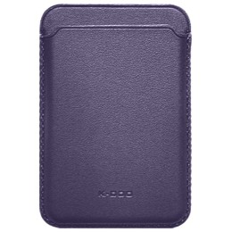 Кардхолдер K-Doo PU Leather MagSafe Темно фиолетовый