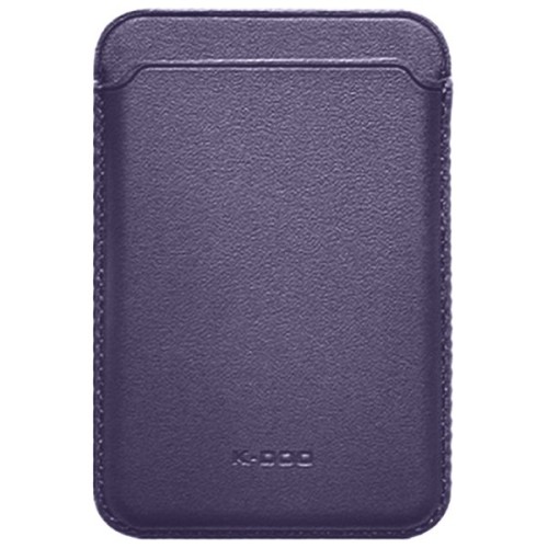 Кардхолдер K-Doo PU Leather MagSafe Темно фиолетовый