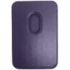 Кардхолдер K-Doo PU Leather MagSafe Темно фиолетовый