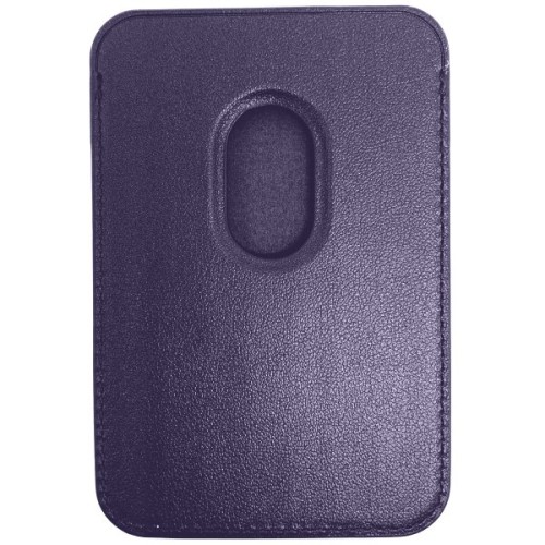 Кардхолдер K-Doo PU Leather MagSafe Темно фиолетовый