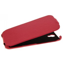 Чехол книжка для HTC Desire 620G Armor Case Slim красный флотер