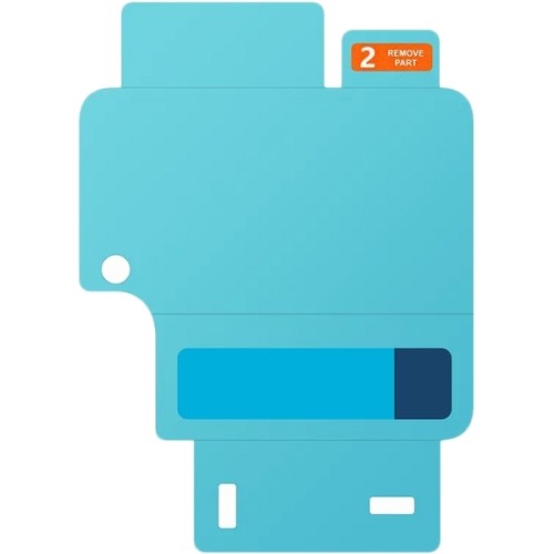 Защитная пленка для Samsung Galaxy Z Flip 6 2шт. EF-UF741CTEGRU Прозрачная