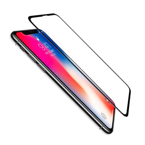 Защитное стекло для Apple iPhone 11 Glass Pro Glue 3D Черное
