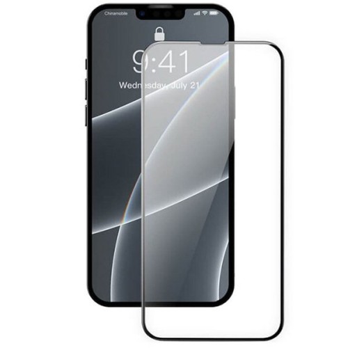 Защитное стекло для Apple iPhone 13 Pro Max Glass Pro Full Glue 9D Черное