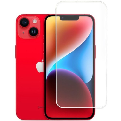 Защитное стекло для Apple iPhone 14 Plus Glass Pro Full Glue светящееся Белое