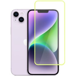 Защитное стекло для Apple iPhone 14 Plus Glass Pro Full Glue светящееся Желтое