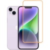 Защитное стекло для Apple iPhone 14 Plus Glass Pro Full Glue светящееся Оранжевое