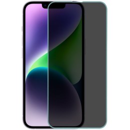 Защитное стекло для Apple iPhone 14 Plus Glass Pro Full Glue Privacy светящееся Голубое