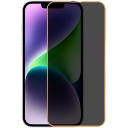 Защитное стекло для Apple iPhone 14 Plus Glass Pro Full Glue Privacy светящееся Коричневое