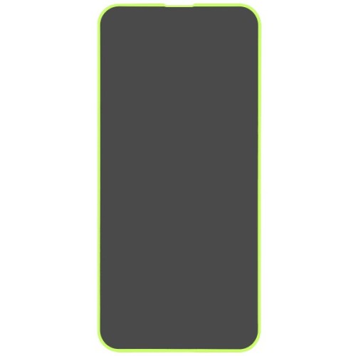 Защитное стекло для Apple iPhone 14 Plus Glass Pro Full Glue Privacy светящееся Салатовое