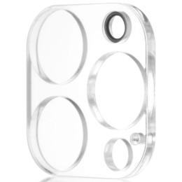 Защитное стекло для камеры Apple iPhone 14 Pro Max Glass Pro Glue 3D с фокусировкой вспышки Прозрачное